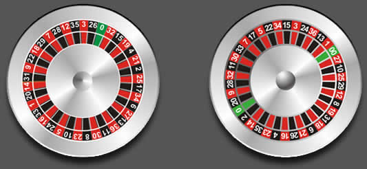 Playing roulette wheel